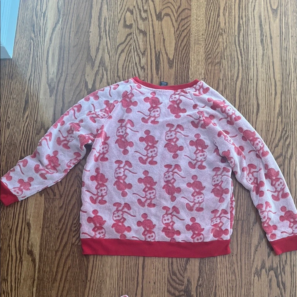 Disney Red and White Mickey Mouse Pajama Set
